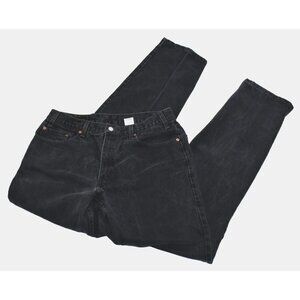 Levis 550 Men's Jeans Size 36x36 Black Straight Leg Denim Relaxed Fit Vintage